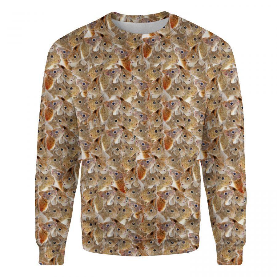 Squirrel - Full Face - Premium Sweatshirt