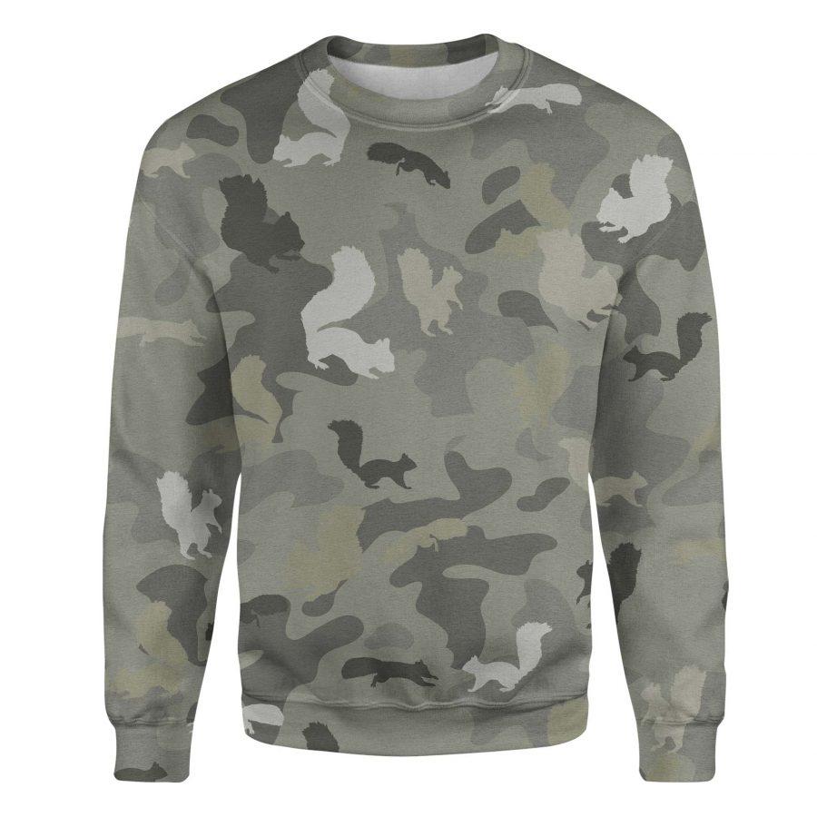 Squirrel - Camo - Premium Sweatshirt