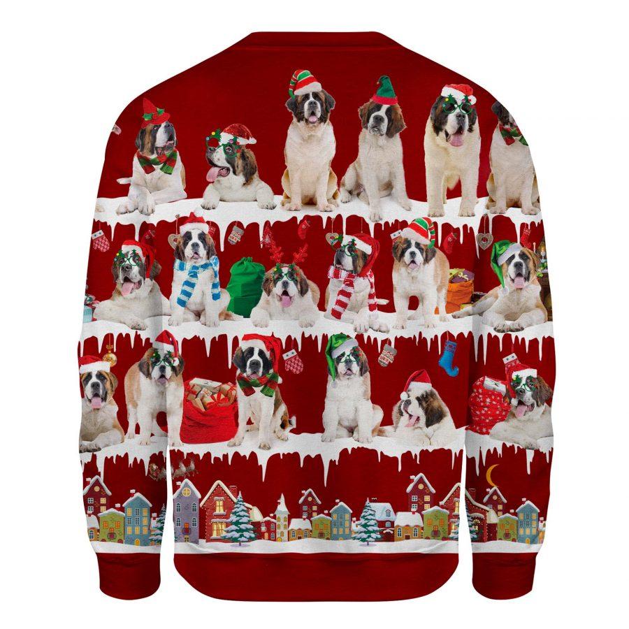 St Bernard - Snow Christmas - Premium Sweatshirt