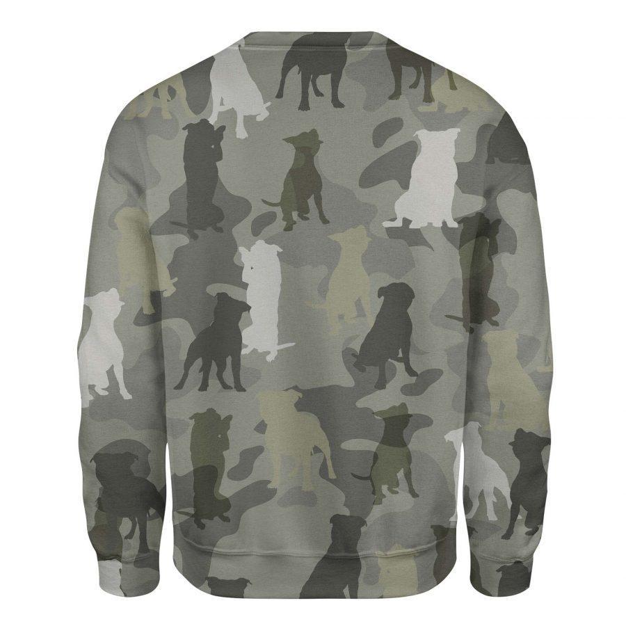 Staffordshire Bull Terrier - Camo - Premium Sweatshirt