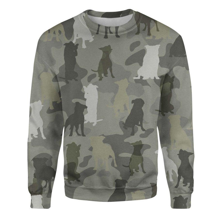 Staffordshire Bull Terrier - Camo - Premium Sweatshirt