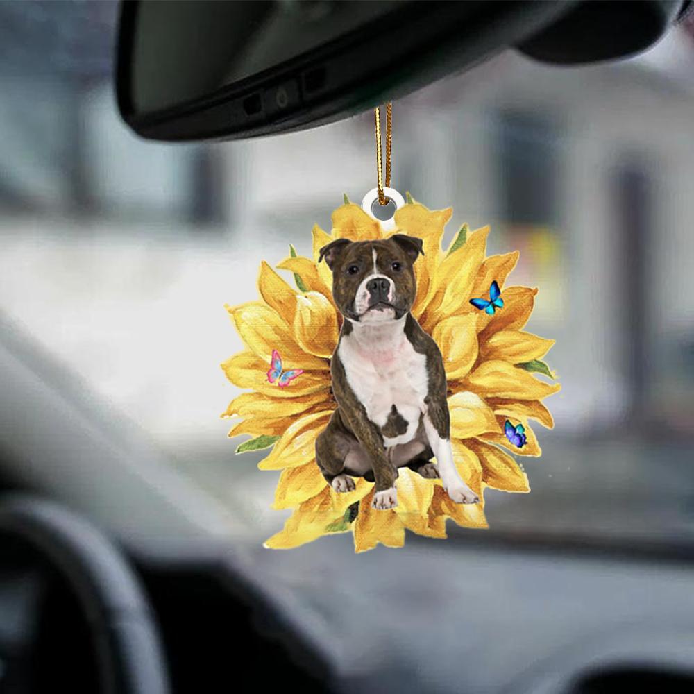 Staffordshire Bull Terrier-The Sunshine-Two Sided Ornament