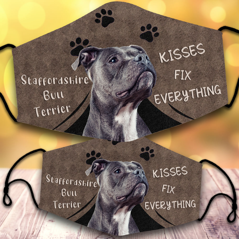 Staffordshire Bull Terrier-Kisses Fix Everything-Veil