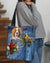 St bernard-Cardinal & Dog Cloth Tote Bag