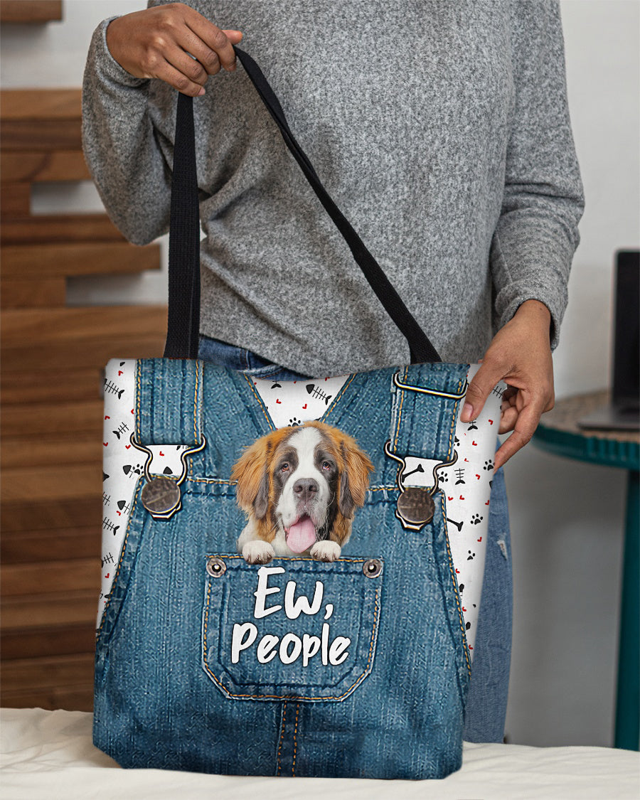 St bernard-EW people-Cloth Tote Bag
