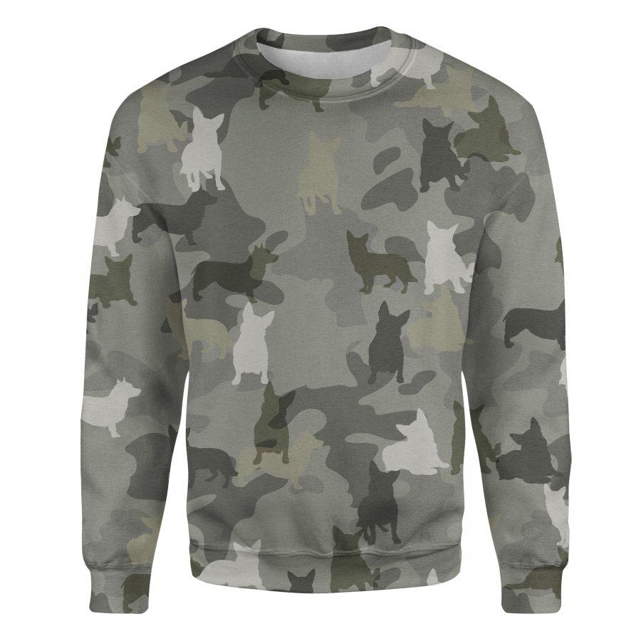 Swedish Vallhund - Camo - Premium Sweatshirt