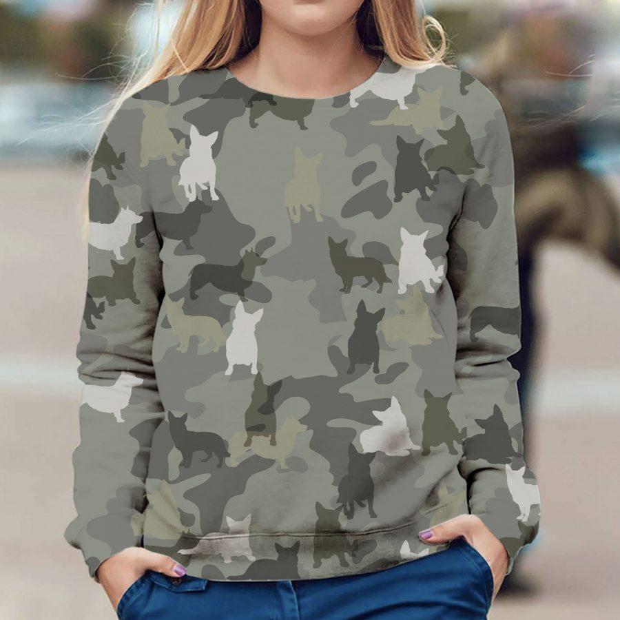 Swedish Vallhund - Camo - Premium Sweatshirt