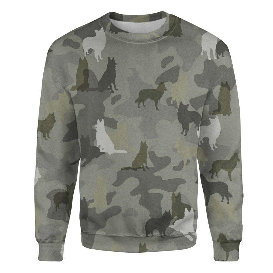 Tervuren Dog - Camo - Premium Sweatshirt