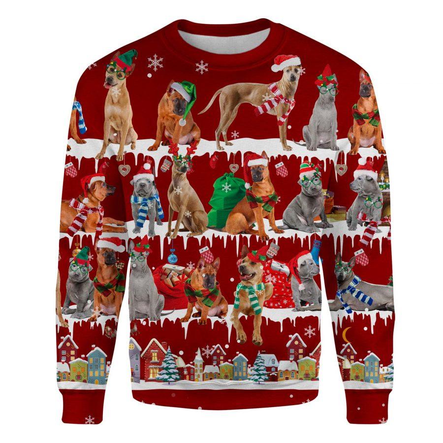 Thai Ridgeback - Snow Christmas - Premium Sweatshirt
