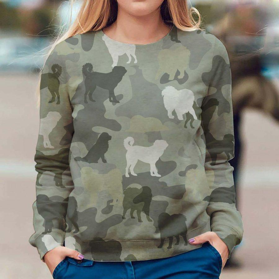 Tibetan Mastiff - Camo - Premium Sweatshirt