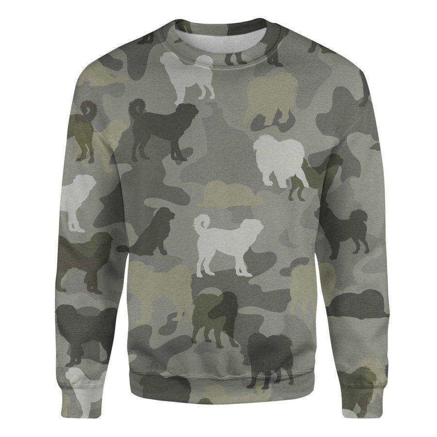 Tibetan Mastiff - Camo - Premium Sweatshirt