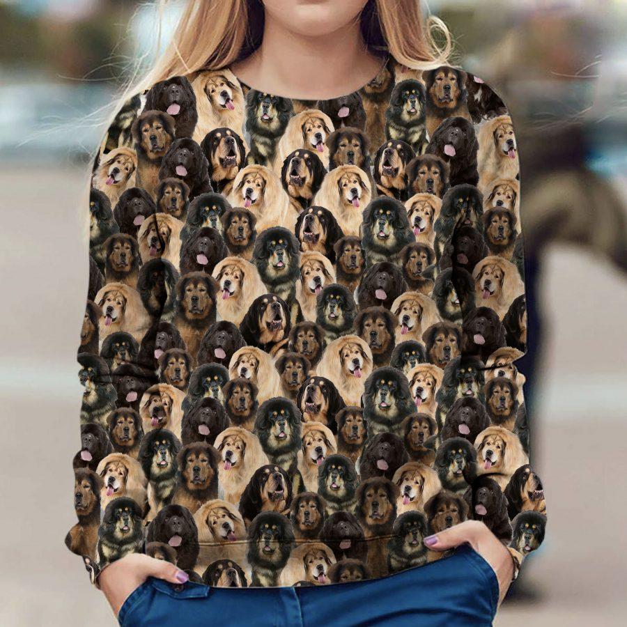 Tibetan Mastiff - Full Face - Premium Sweatshirt