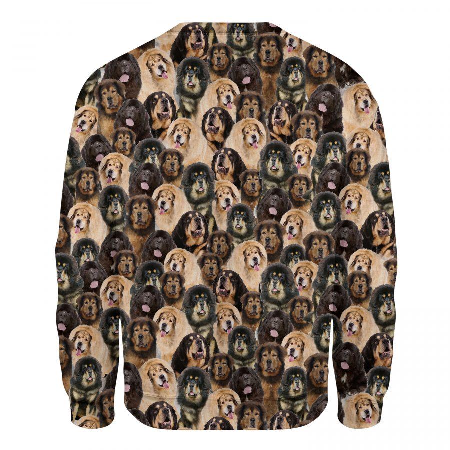 Tibetan Mastiff - Full Face - Premium Sweatshirt