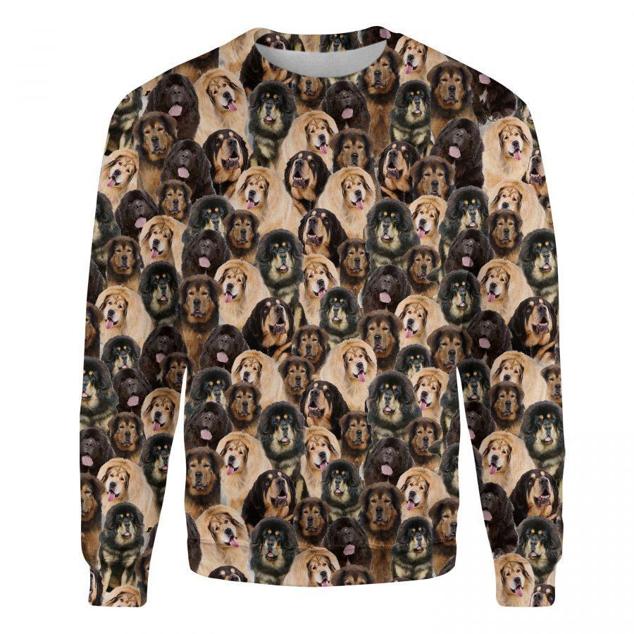 Tibetan Mastiff - Full Face - Premium Sweatshirt