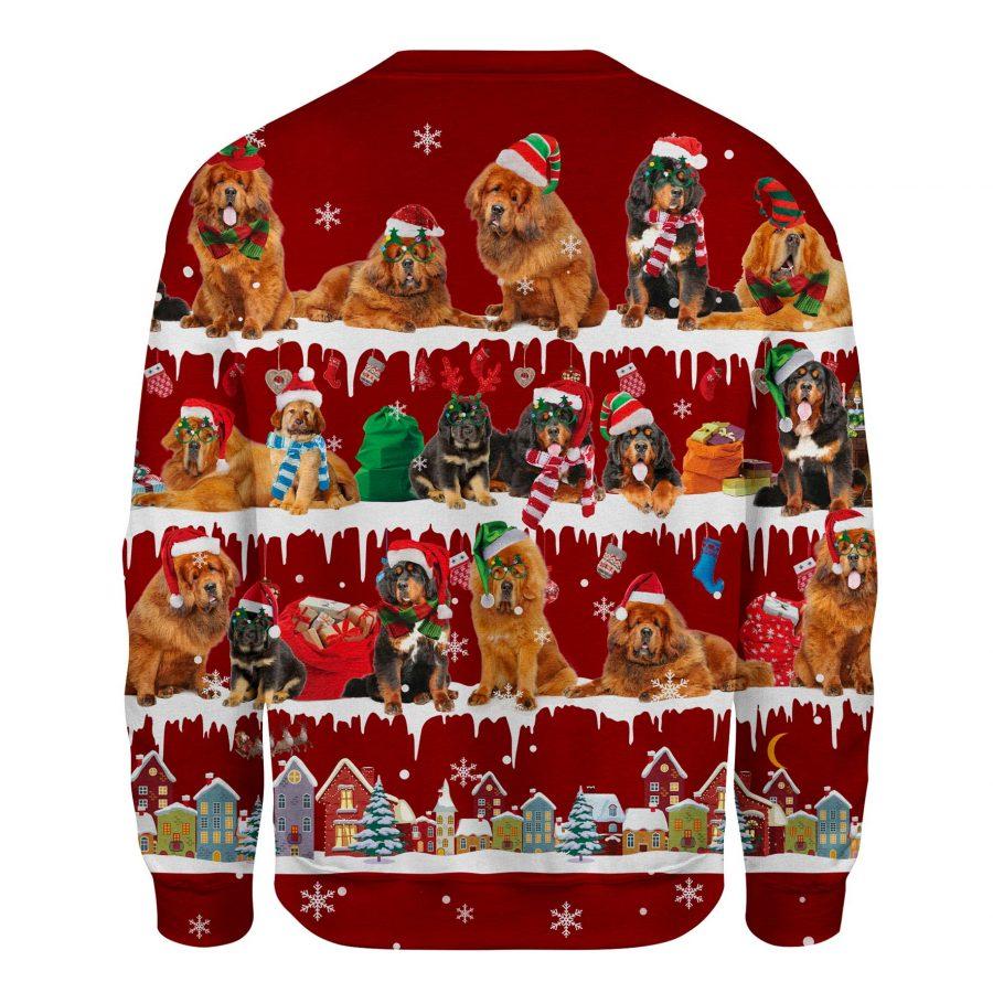 Tibetan Mastiff - Snow Christmas - Premium Sweatshirt