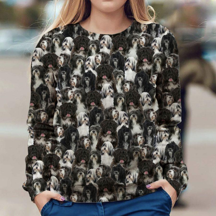 Tibetan Terrier - Full Face - Premium Sweatshirt