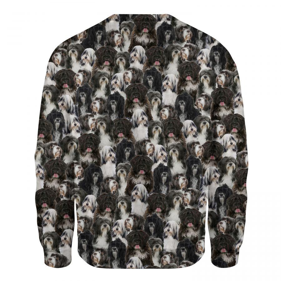 Tibetan Terrier - Full Face - Premium Sweatshirt