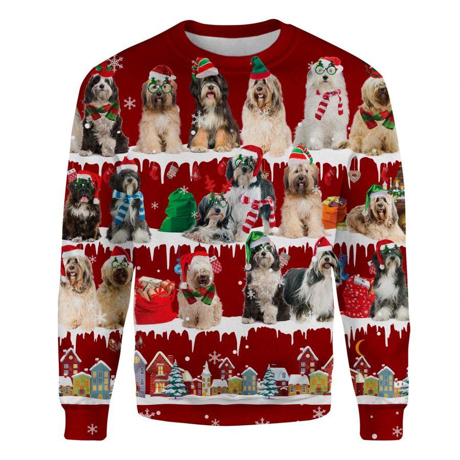 Tibetan Terrier - Snow Christmas - Premium Sweatshirt