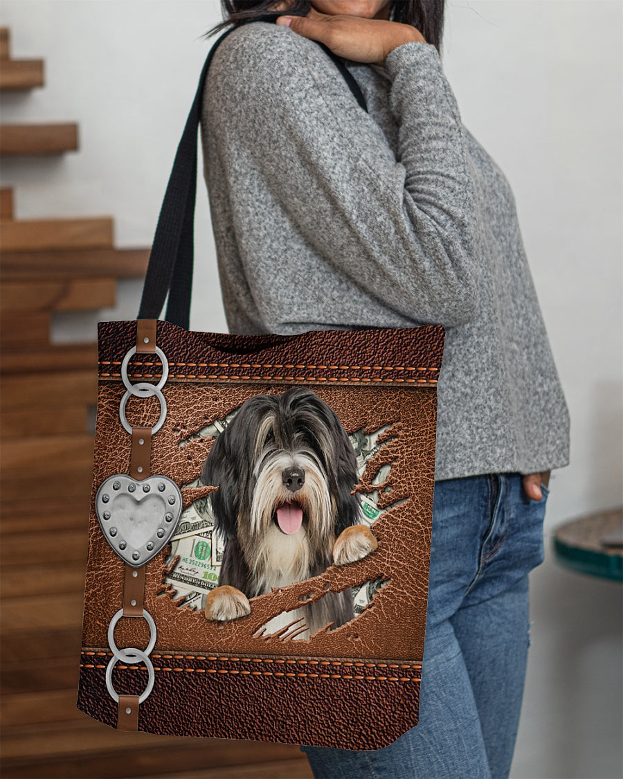 Tibetan Terrier-Let Me Go Out -Cloth Tote Bag