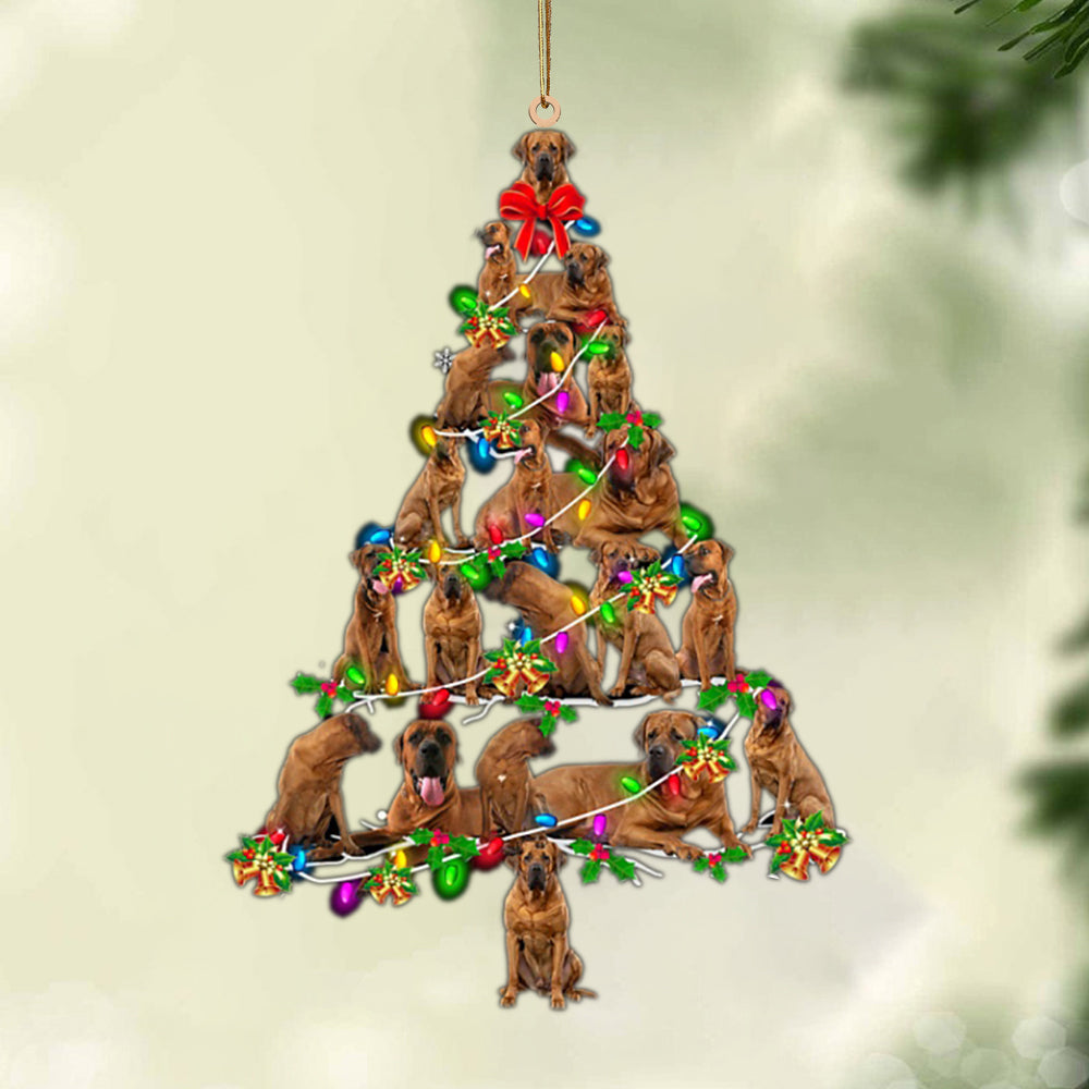 Tosa-Christmas Tree Lights-Two Sided Ornament