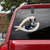 Tricolor chihuahua-sleeping angel CAR STICKER