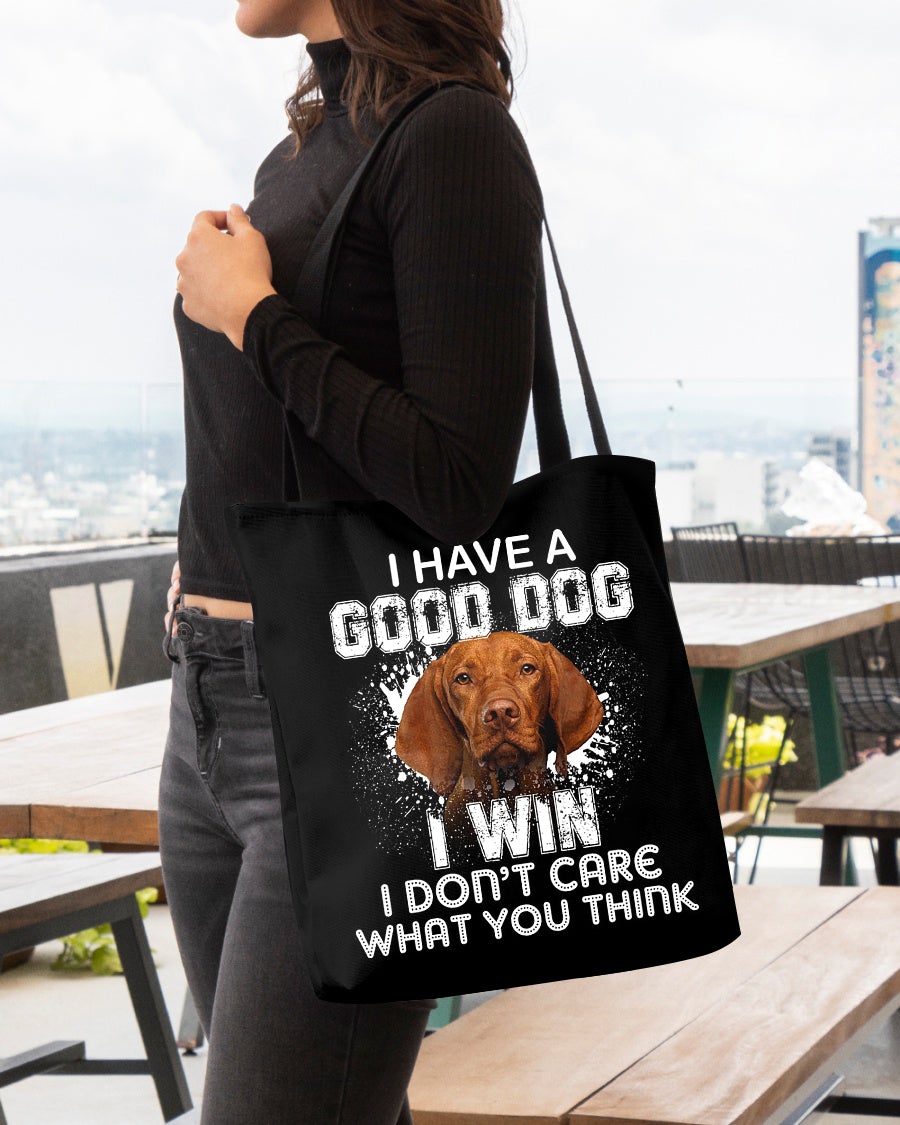 Vizsla-I Win Cloth Tote Bag