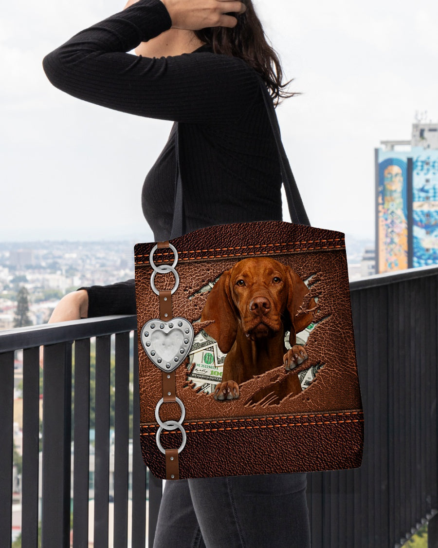 Vizsla-Let Me Go Out -Cloth Tote Bag