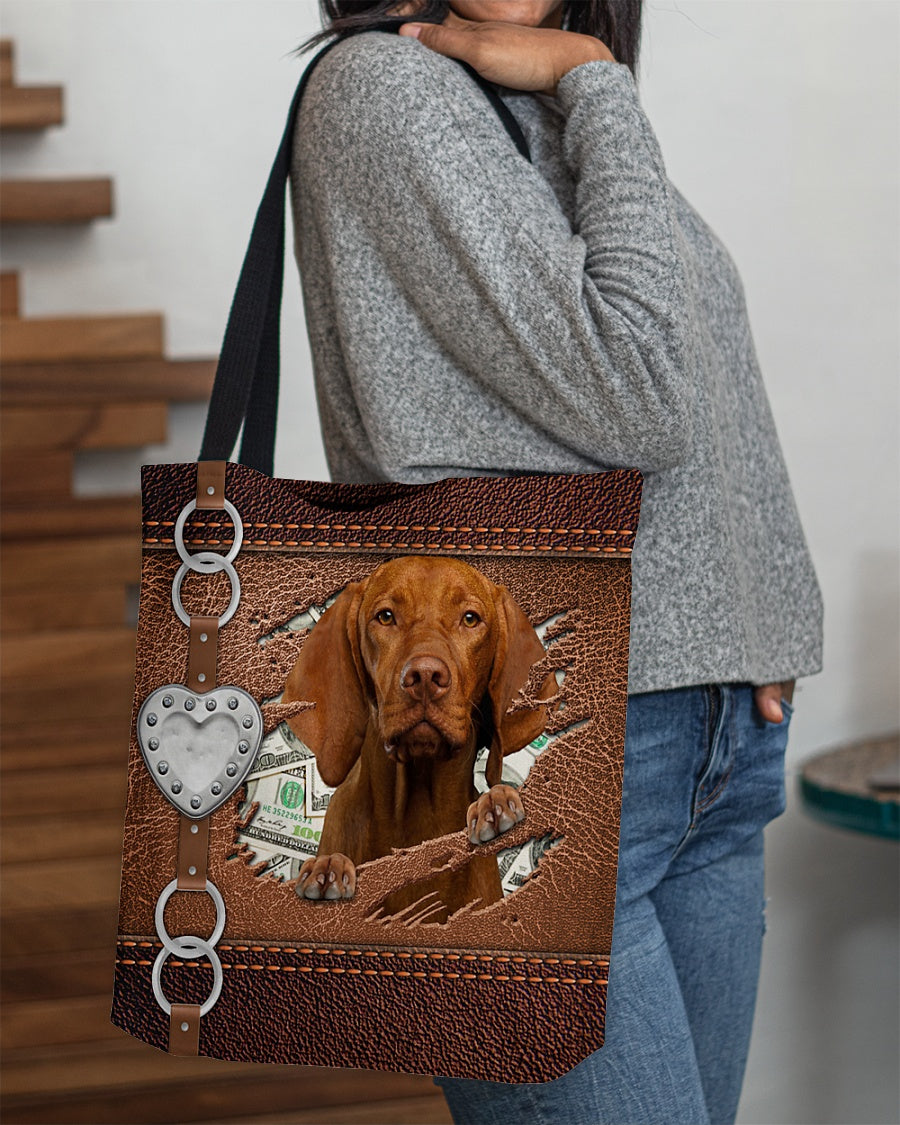 Vizsla-Let Me Go Out -Cloth Tote Bag