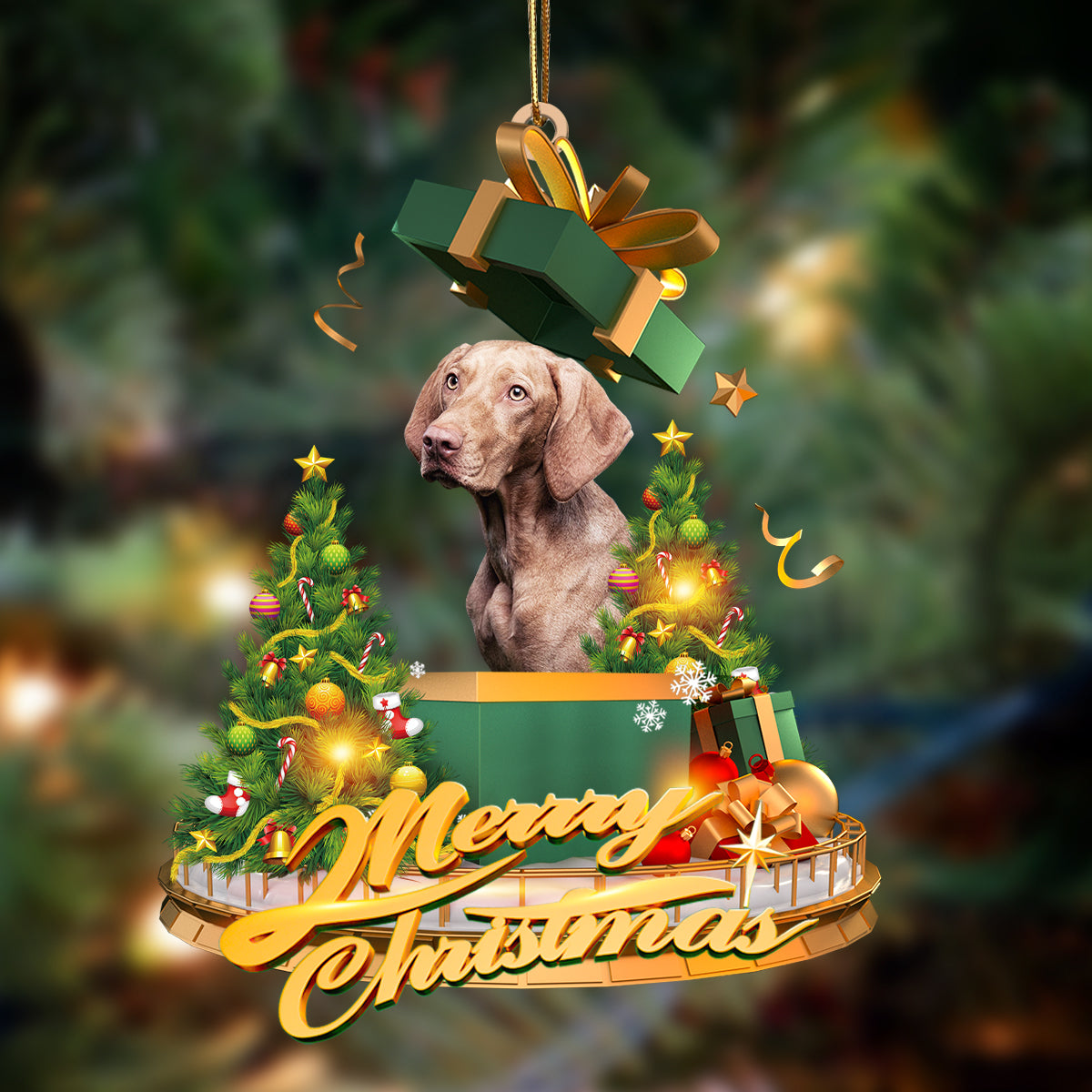 Vizsla-Christmas Gifts&amp;dogs Hanging Ornament