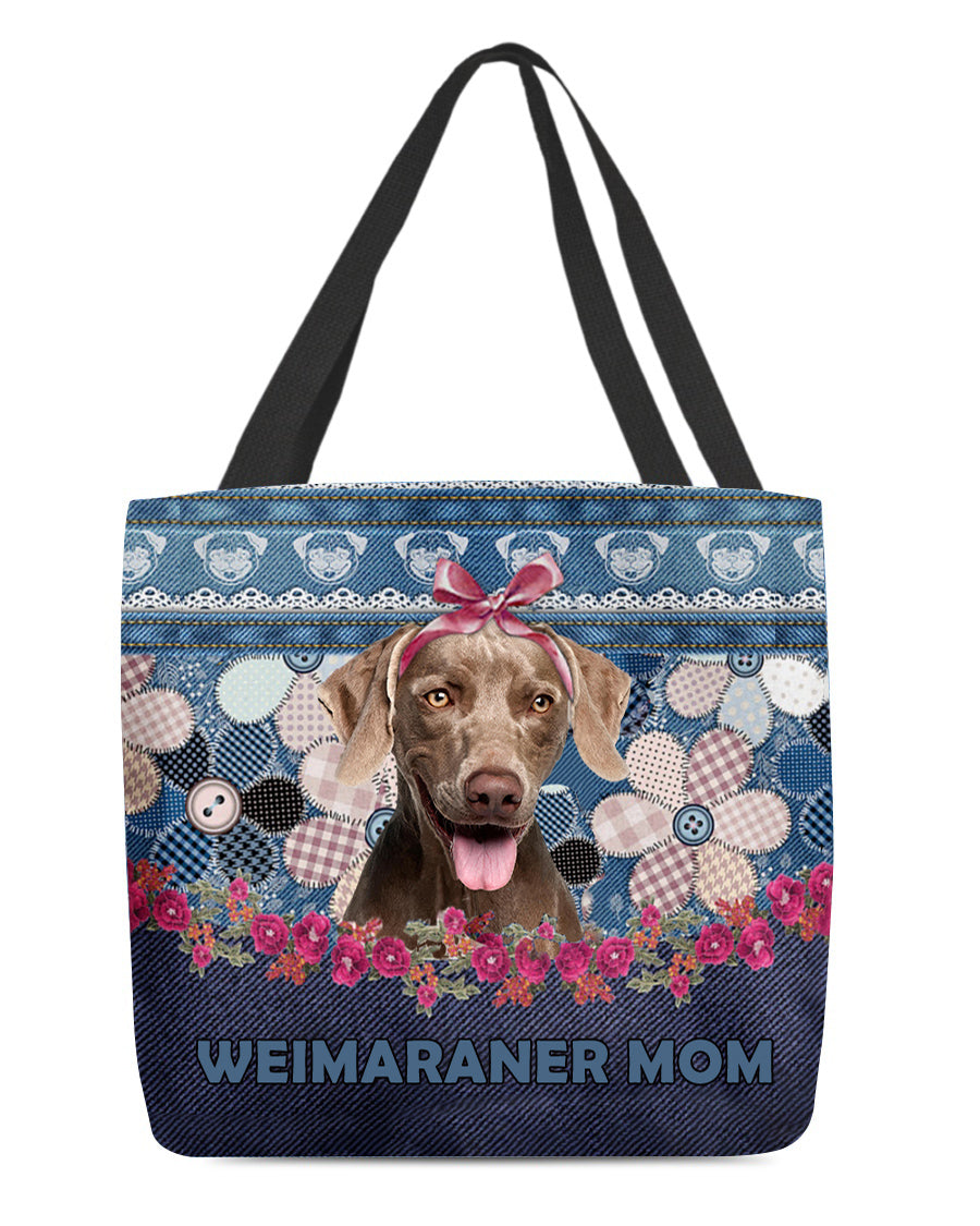 WEIMARANER-Flower Jean Gift for you-Cloth Tote Bag