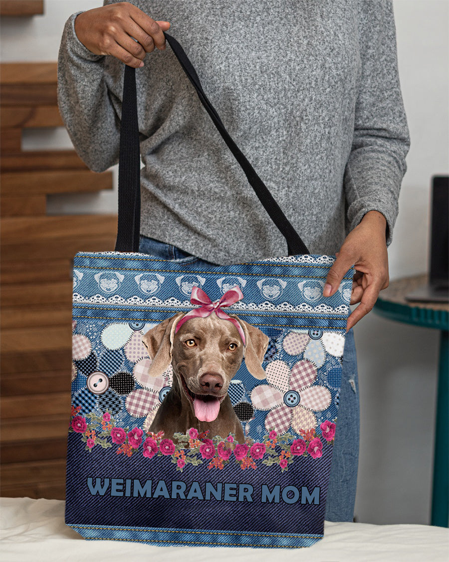 WEIMARANER-Flower Jean Gift for you-Cloth Tote Bag