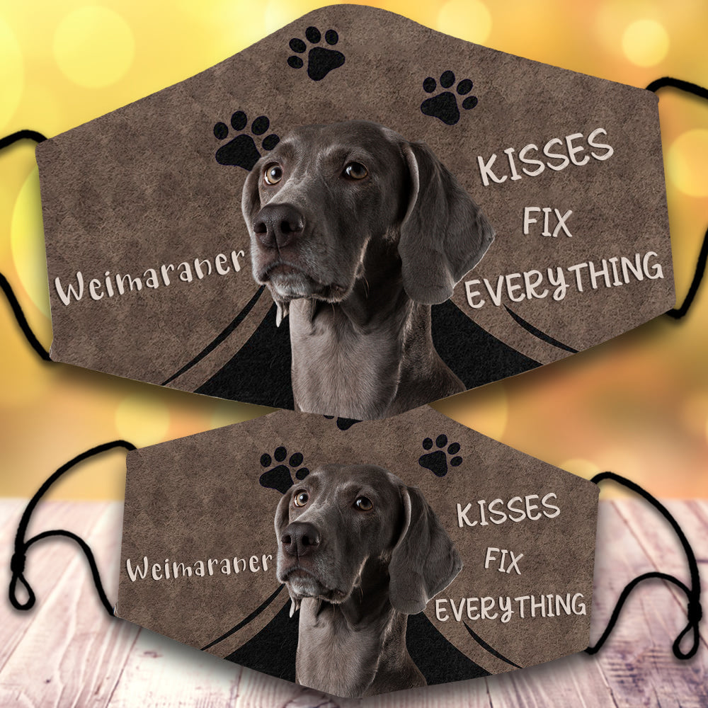 Weimaraner-Kisses Fix Everything-Veil