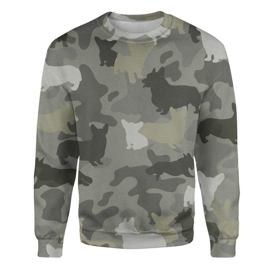 Welsh Corgi - Camo - Premium Sweatshirt