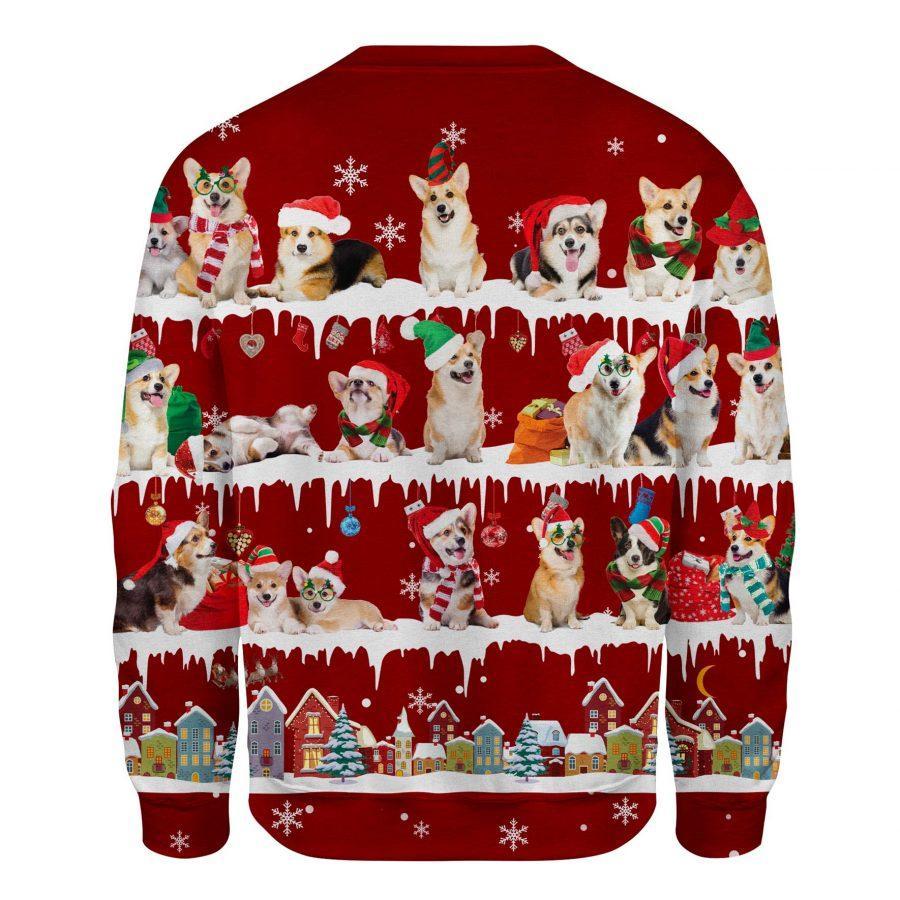 Welsh Corgi - Snow Christmas - Premium Sweatshirt