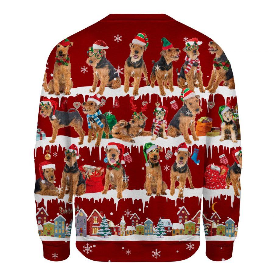 Welsh Terrier - Snow Christmas - Premium Sweatshirt