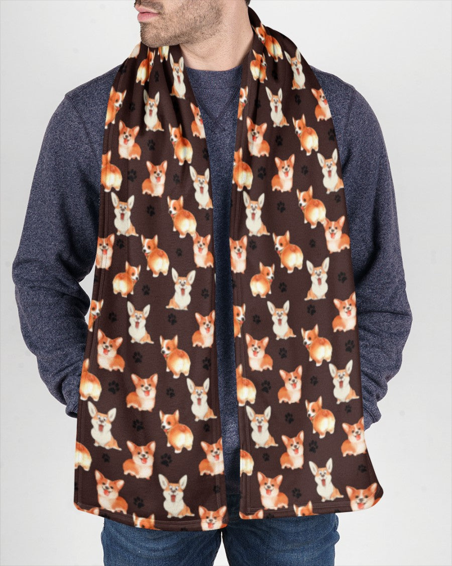 Welsh Corgi-Paw Dog Scarf