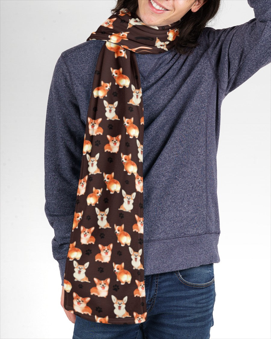 Welsh Corgi-Paw Dog Scarf