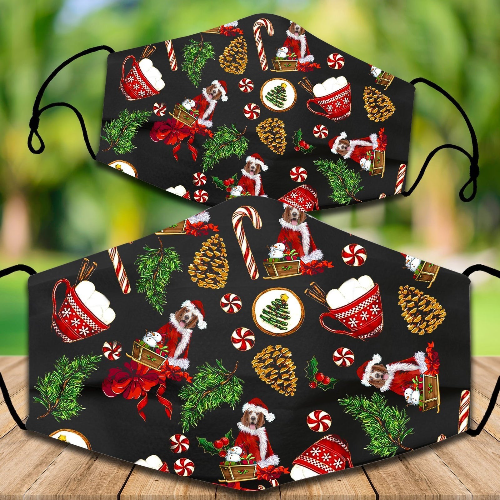 Welsh Springer Spaniel Christmas Veil