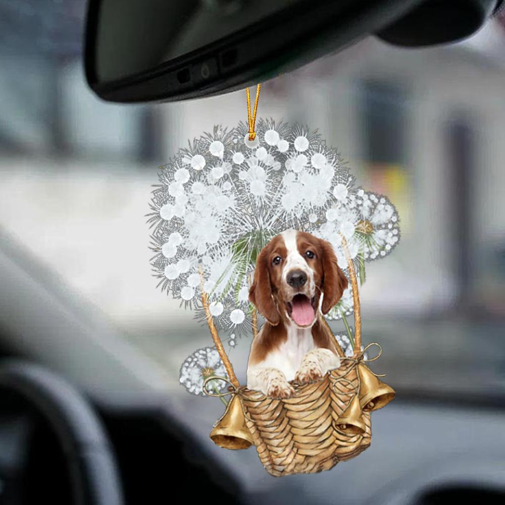 Welsh Springer Spaniel-Dandelion-Two Sided Ornament