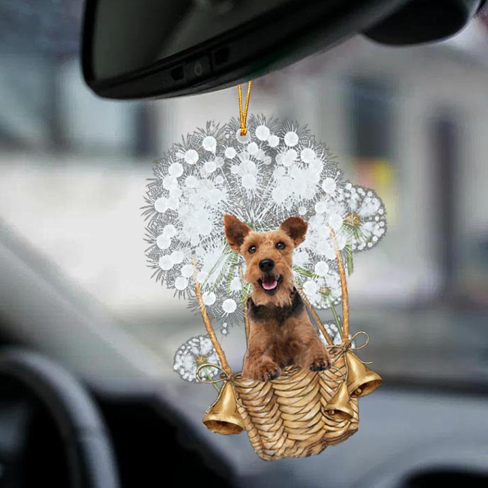 Welsh Terrier-Dandelion-Two Sided Ornament