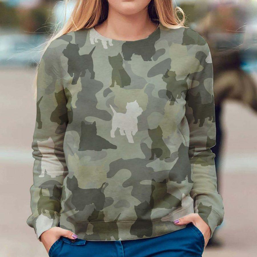West Highland White Terrier - Camo - Premium Sweatshirt