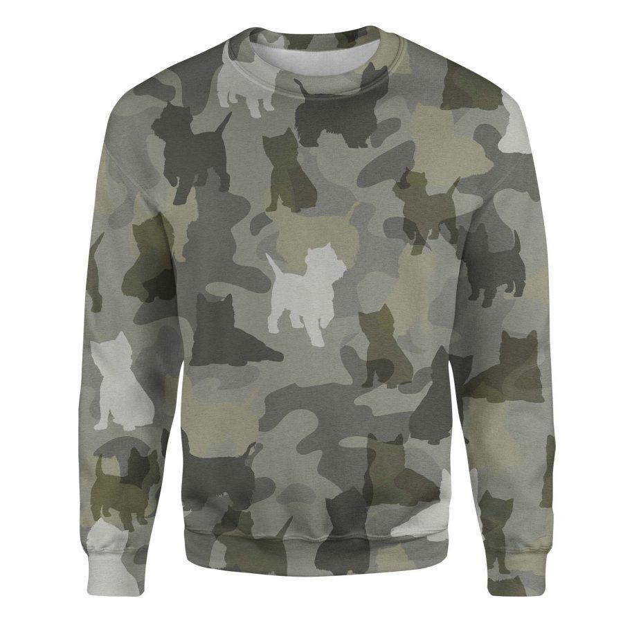 West Highland White Terrier - Camo - Premium Sweatshirt