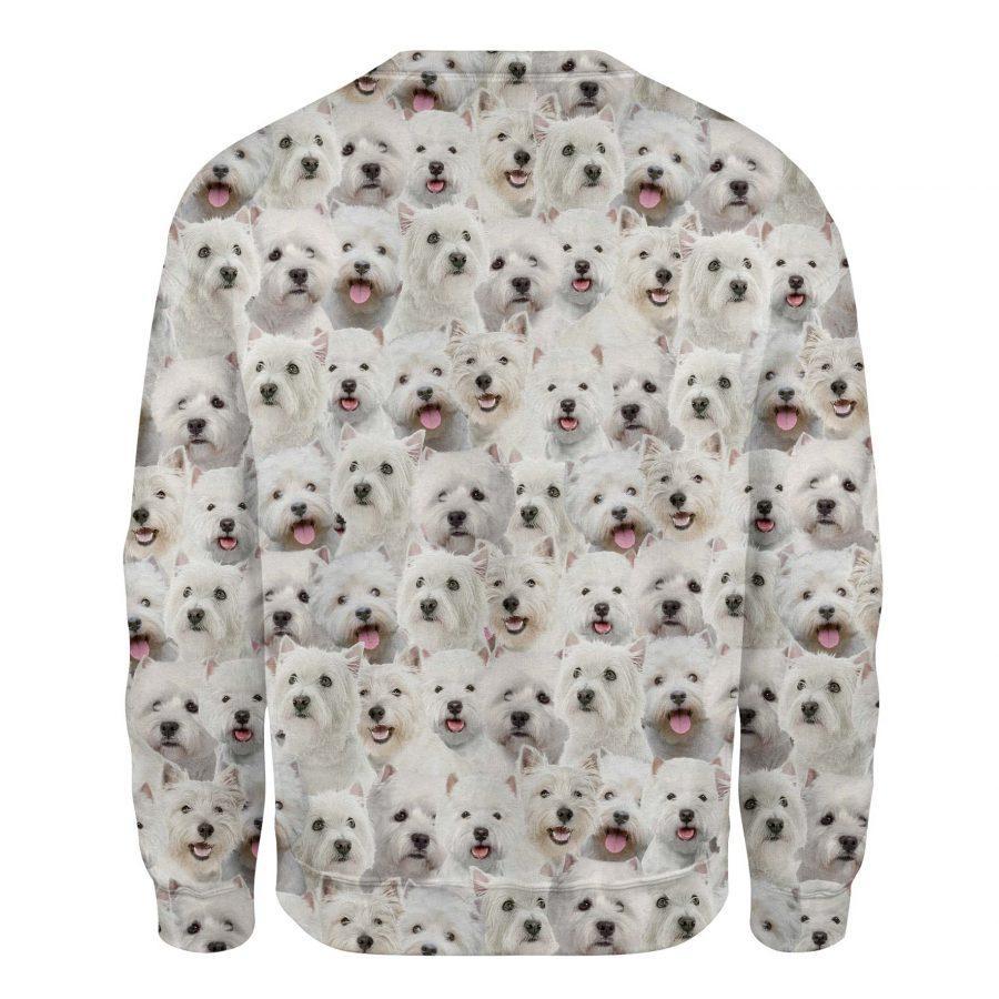 West Highland White Terrier - Full Face - Premium Sweatshirt