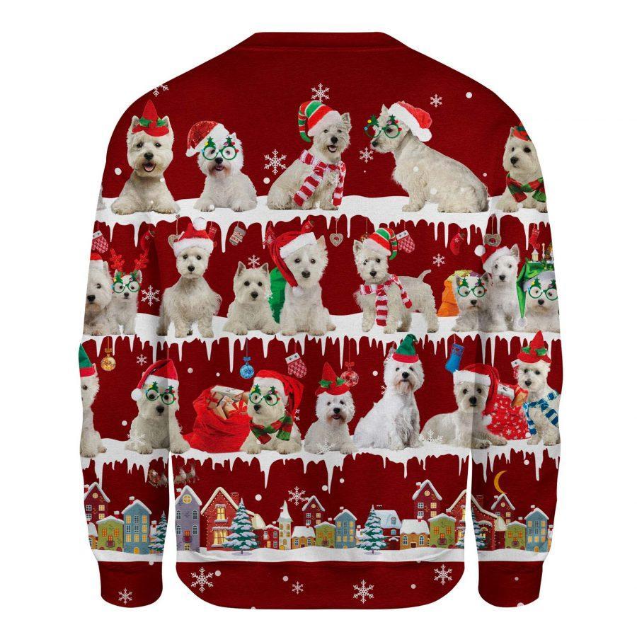 West Highland White Terrier - Snow Christmas - Premium Sweatshirt