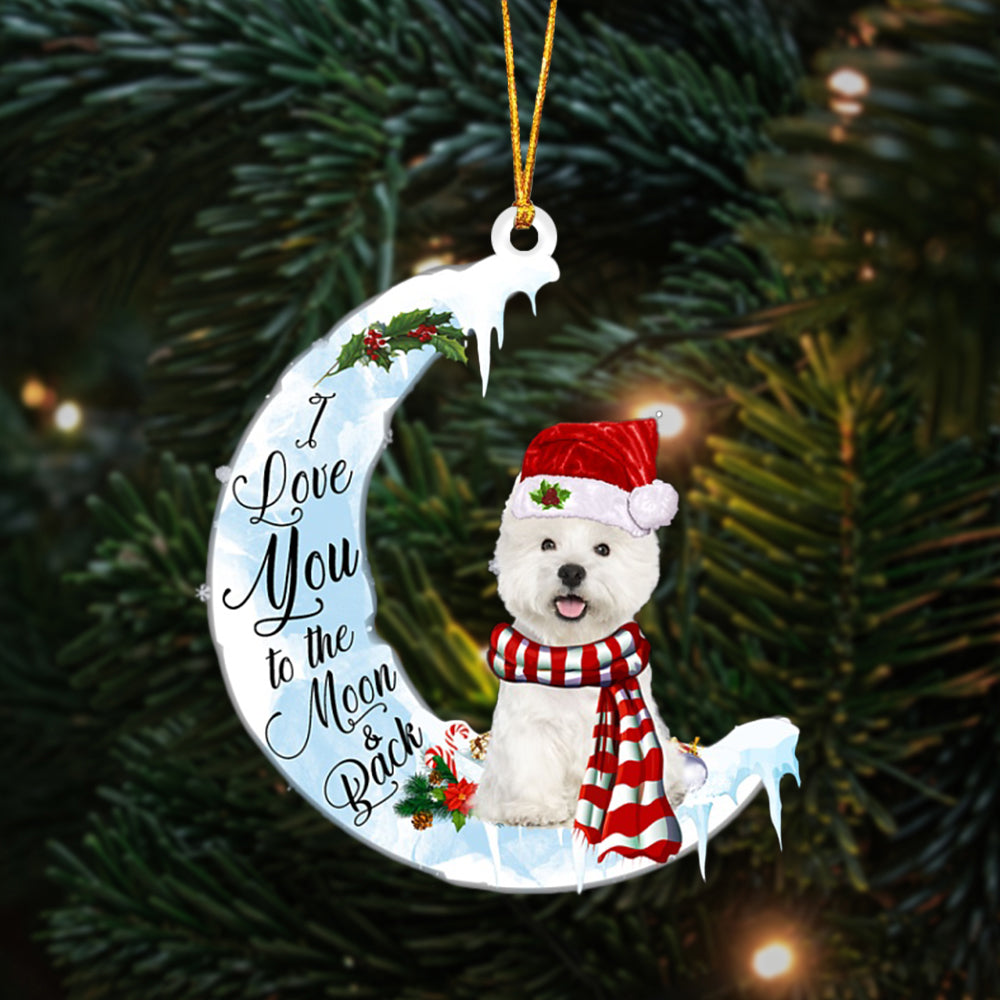 West Highland White Terrier-I Love You-Two Sided Ornament