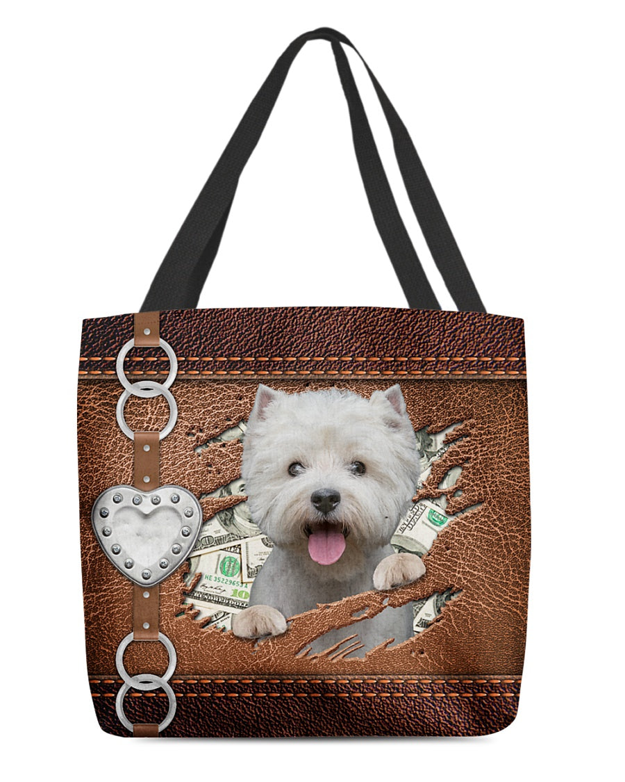 West Highland White Terrier-Let Me Go Out -Cloth Tote Bag