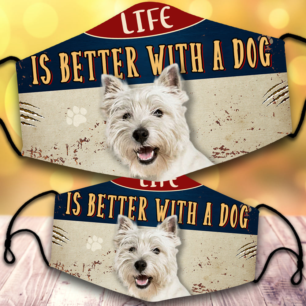 West Highland White Terrier 1-Life Is Better With A Dog-Veil