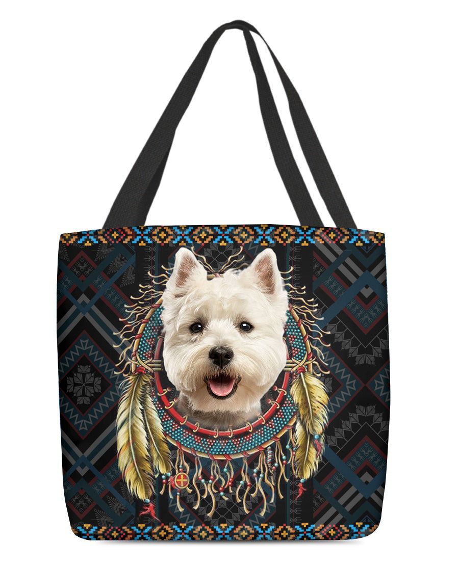 West Highland White Terrier  In Dreamcatcher Cloth Tote Bag