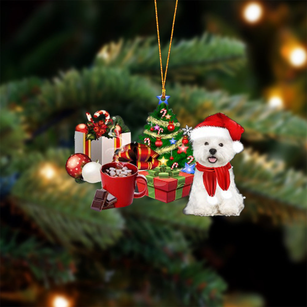 West Highland White Terrier-Christmas girl-Two Sided Ornament