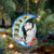 Westie Sit On The Blue Moon-Two Sided Ornament